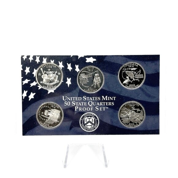 2002 US Mint State Quarters Proof Set Holiday Collector Edition - Picture 1 of 9